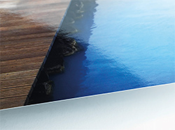 Prezentacja papieru fotograficznego o błyszczącej powierzchni